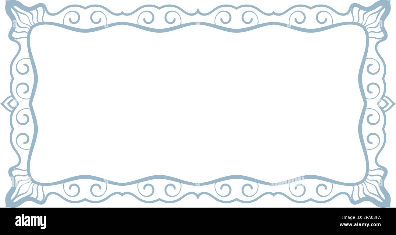 Rectangular frame Isolated design element Stock Vector Image & Art - Alamy