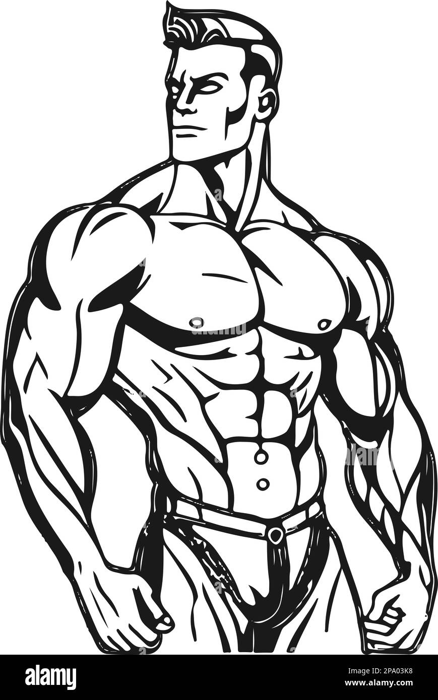 Bodybuilder Drawing Images  Browse 56545 Stock Photos Vectors and Video   Adobe Stock