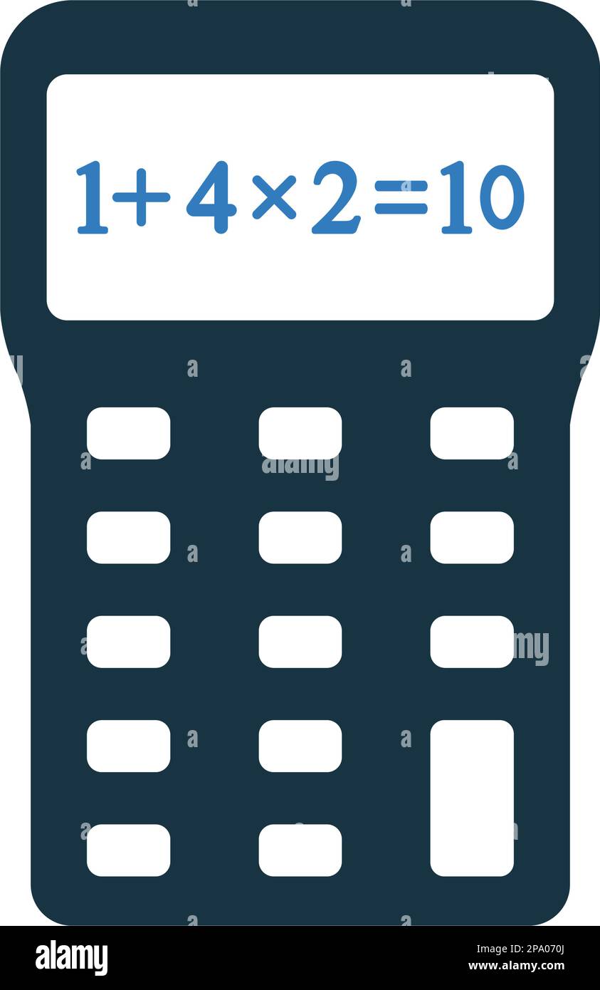 Math scientific calculator Stock Vector Images - Alamy