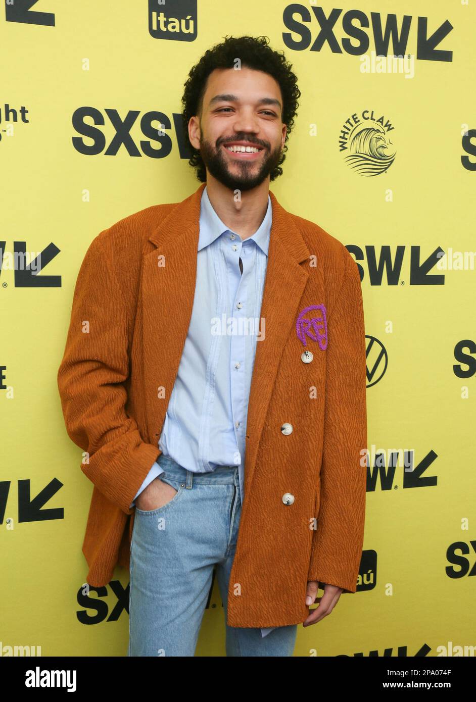 Justice Smith arrives for the world premiere of 