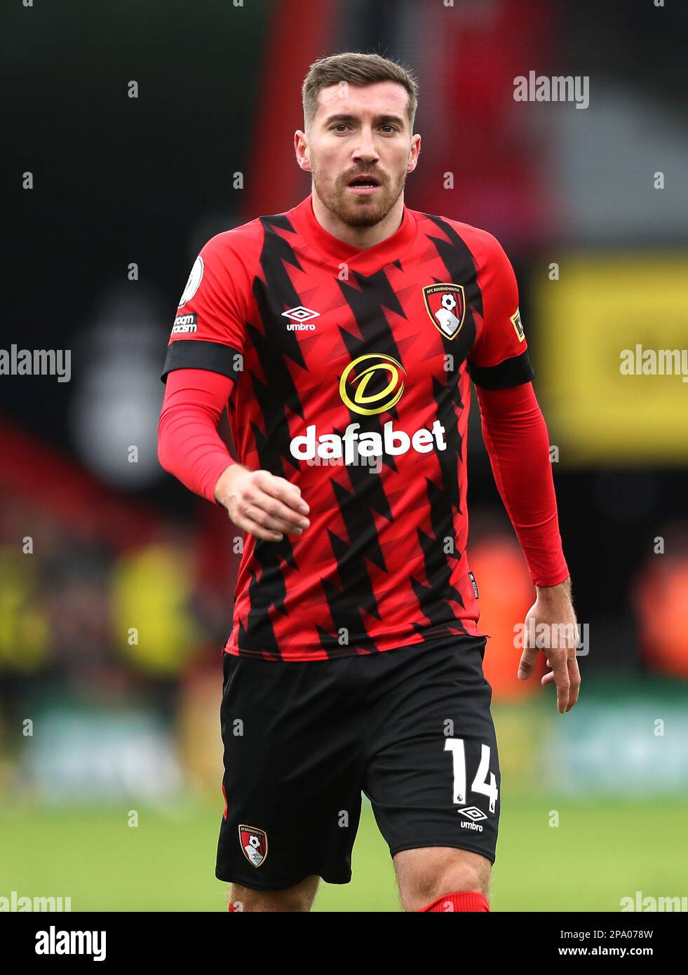 Bournemouth's Joe Rothwell in action during the Premier League match at