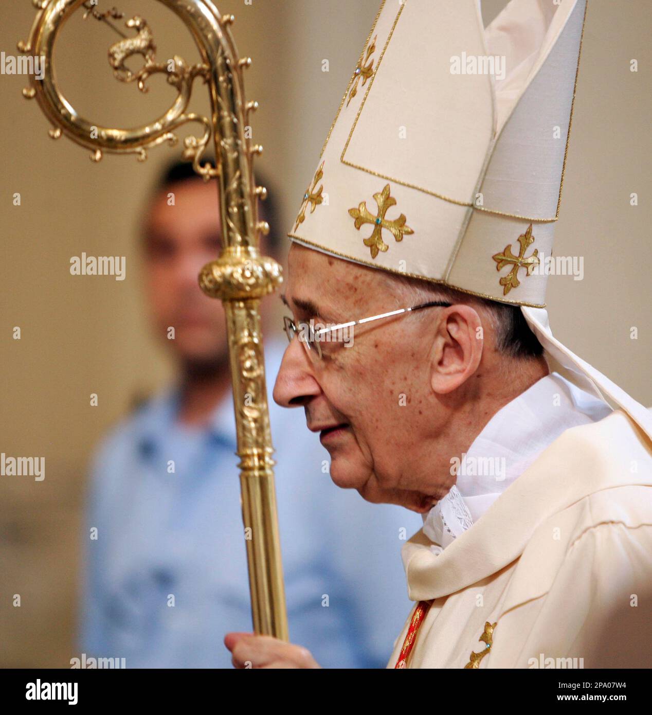 Italian Cardinal Camillo Ruini, Archpriest of the Papal Lateran 