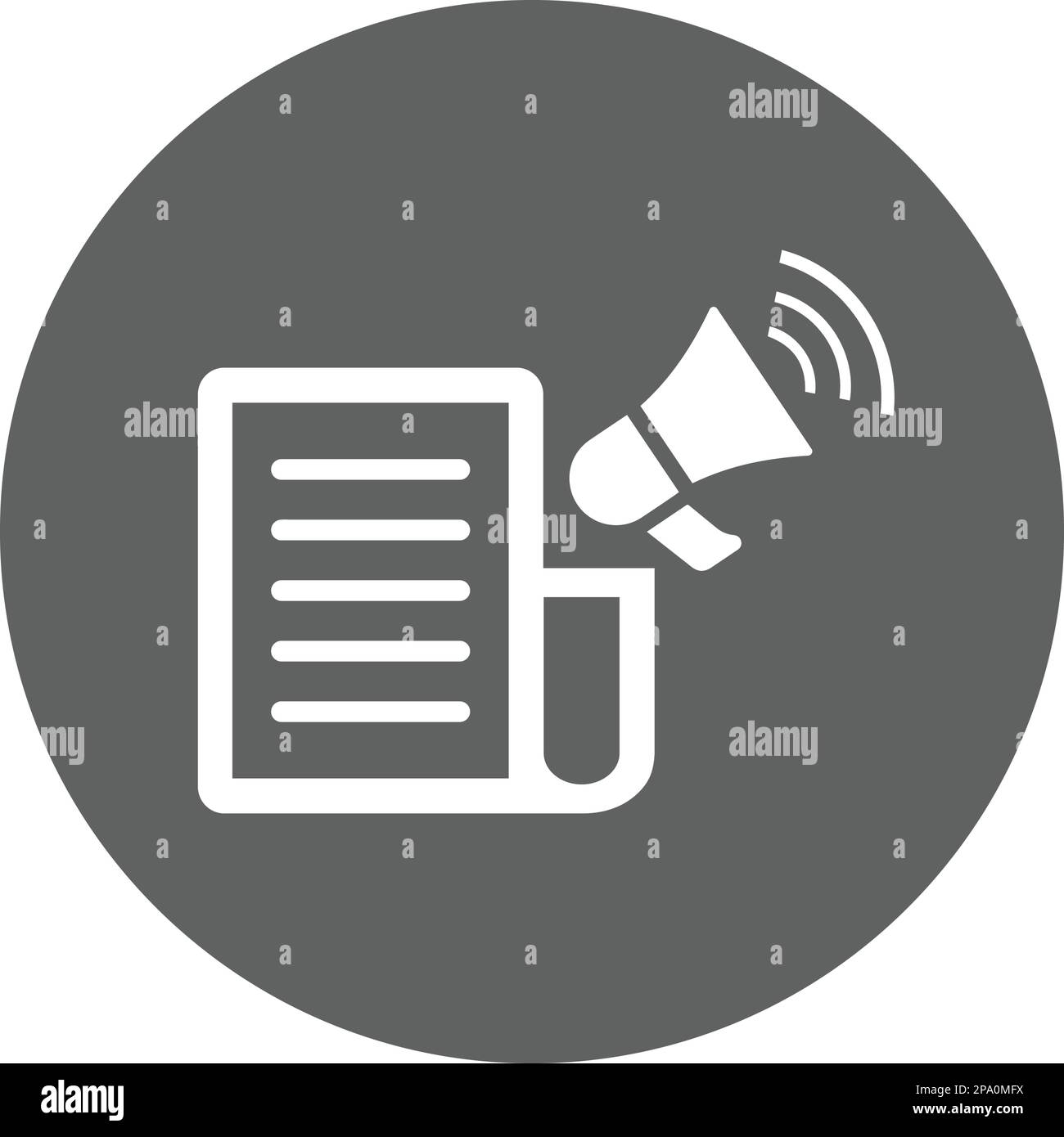 Press release icon internet Black and White Stock Photos Images Alamy