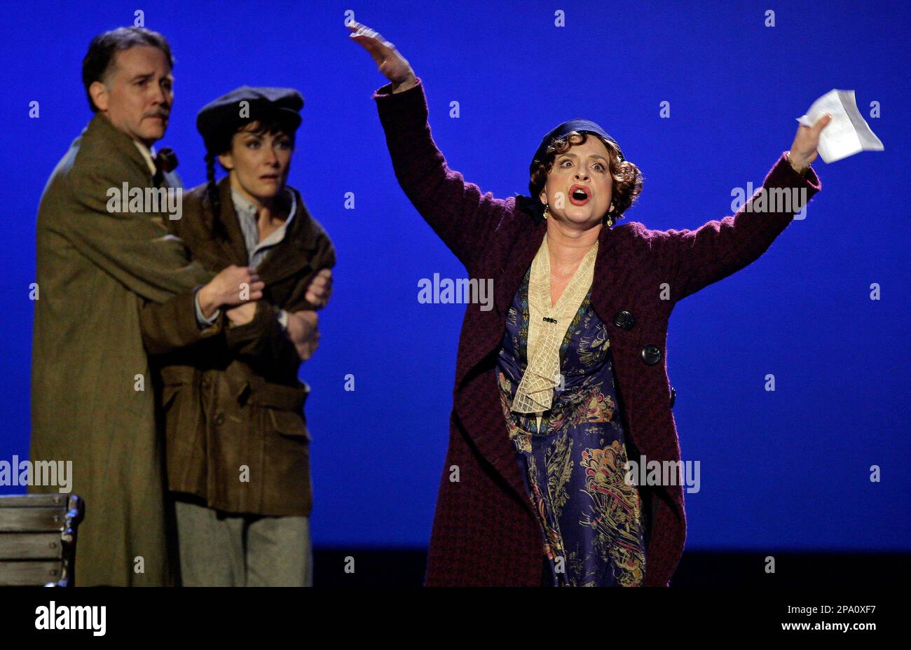 Actress Patti LuPone, right, performs with cast from the musical "Gypsy ...