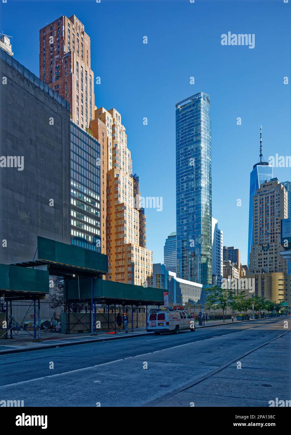 NYC Financial District 50 West Street is a condo tower notable for its