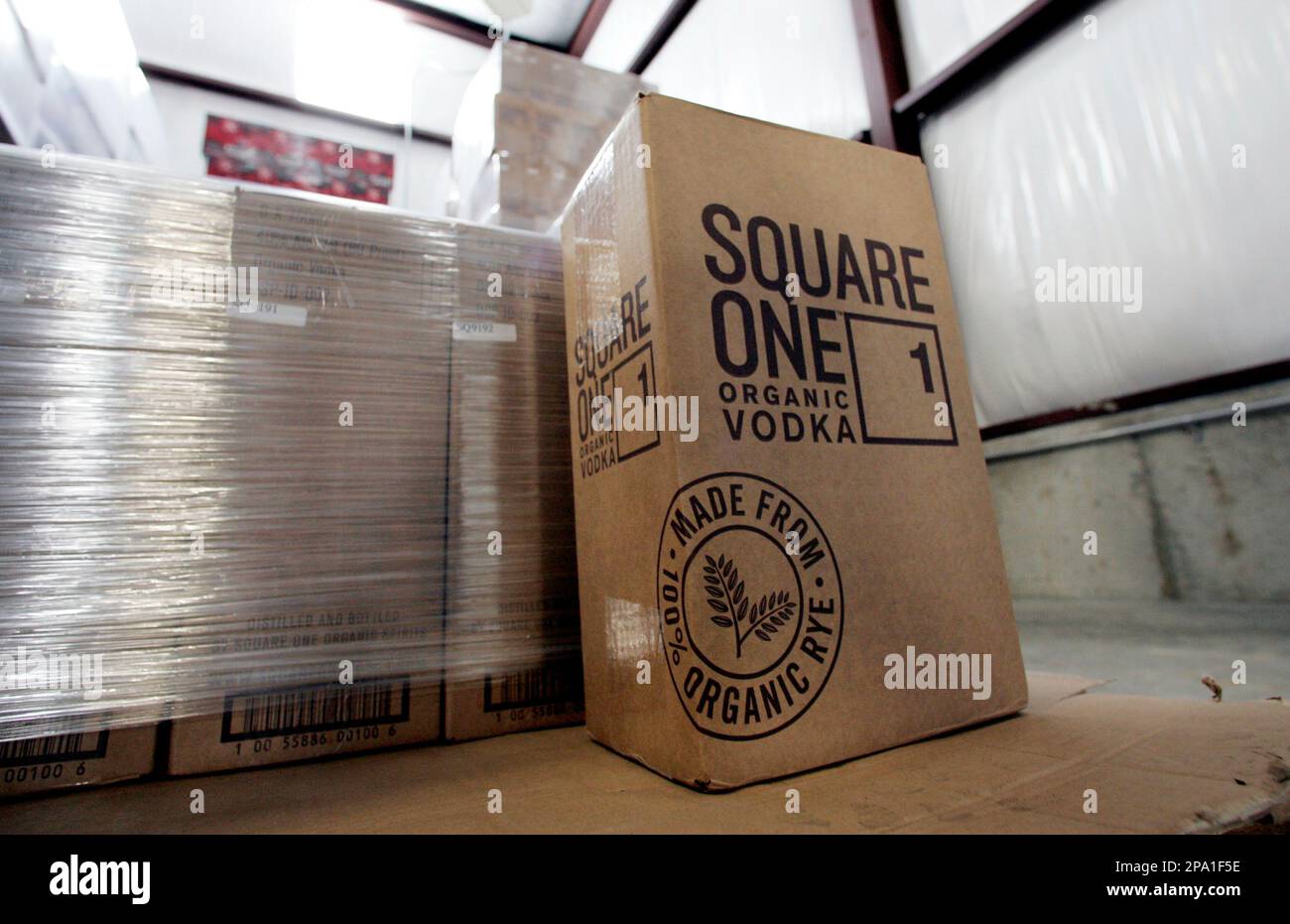 Organic vodka is ready for shipping from Distilled Resources at the