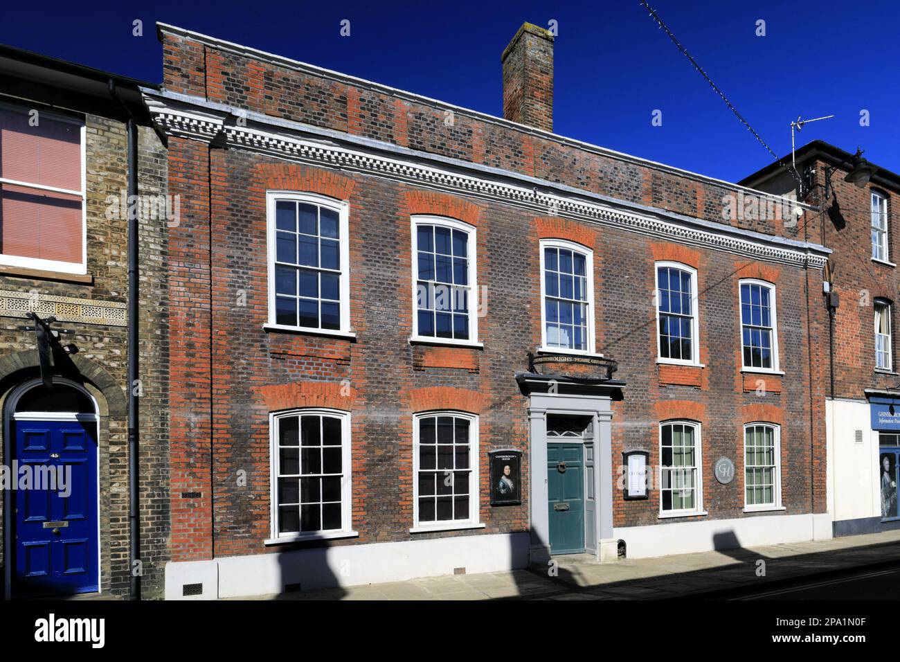 The Thomas Gainsborough House museum, Sudbury town; Suffolk, England