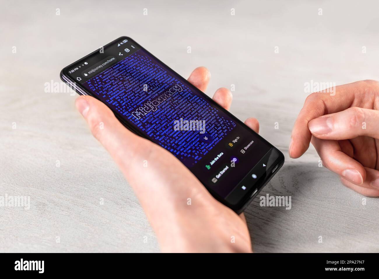 Ai image generator from text hi-res stock photography and images - Alamy
