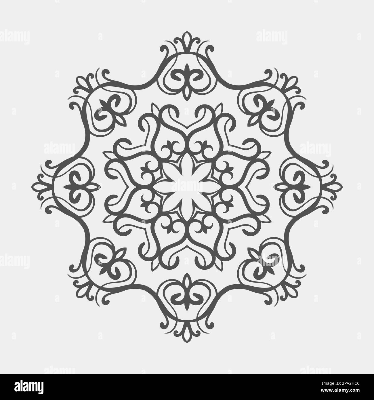Kazakh national ornament, Isolated design element, Vector illustration 