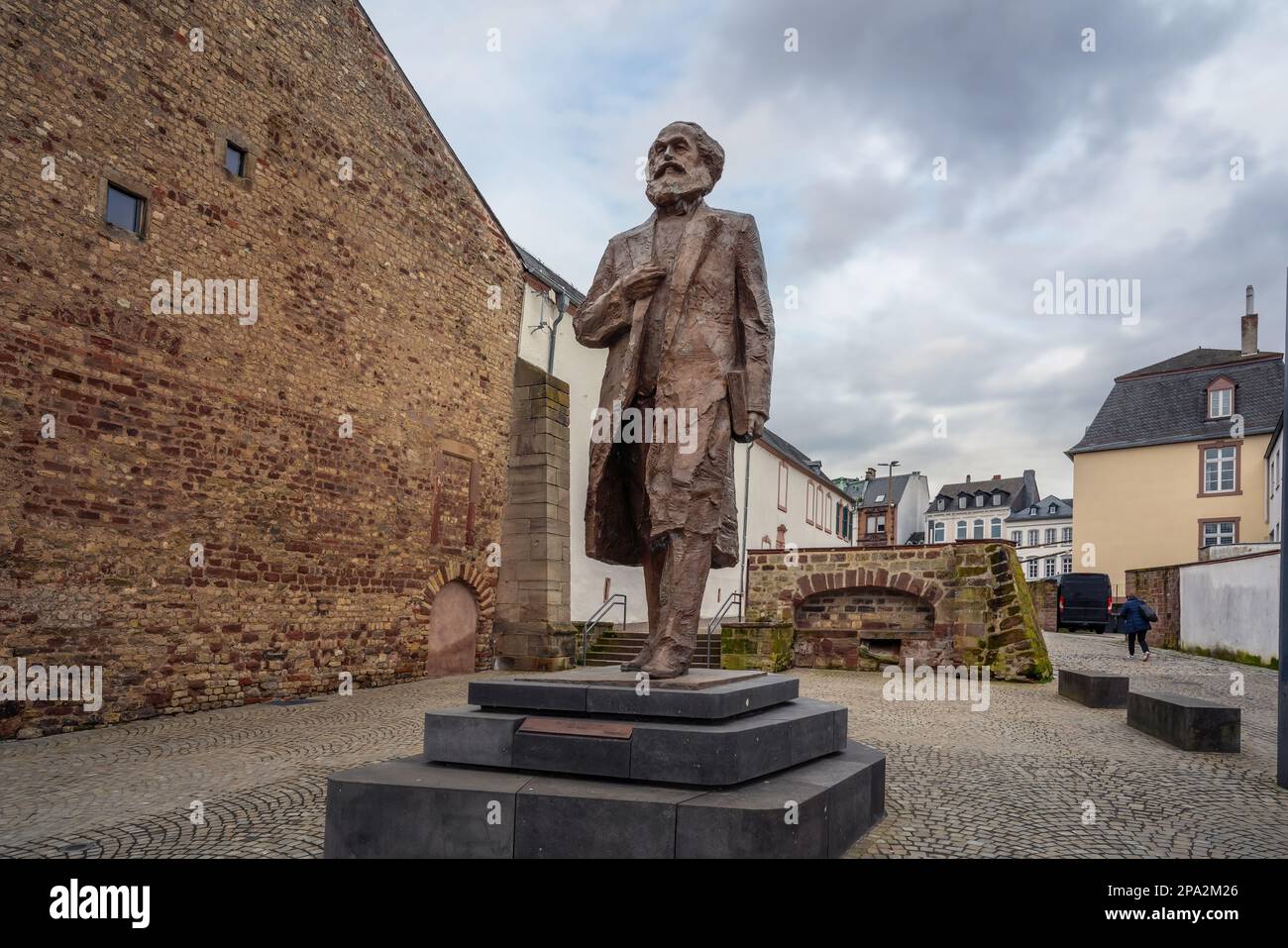 Karl Marx Statue - Trier, Germany Stock Photo