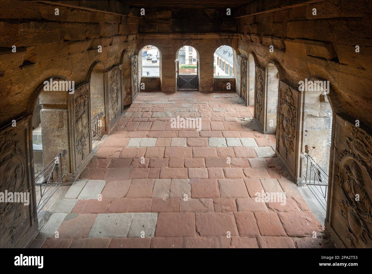 Porta Nigra Interior Trier, Germany Stock Photo Alamy