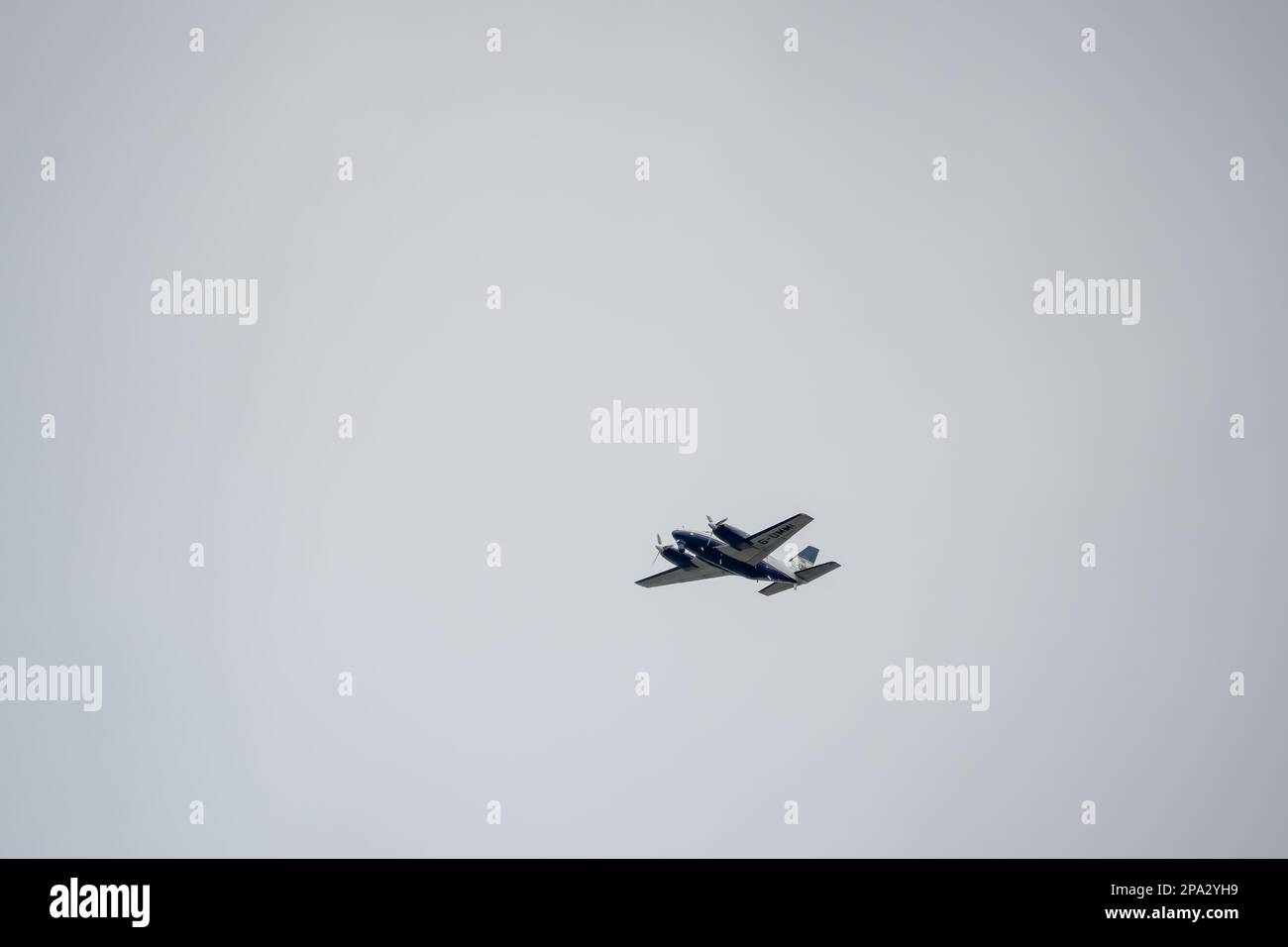 Piper PA31310 Navajo C, GUMMI twin engined cabin class aircraft with