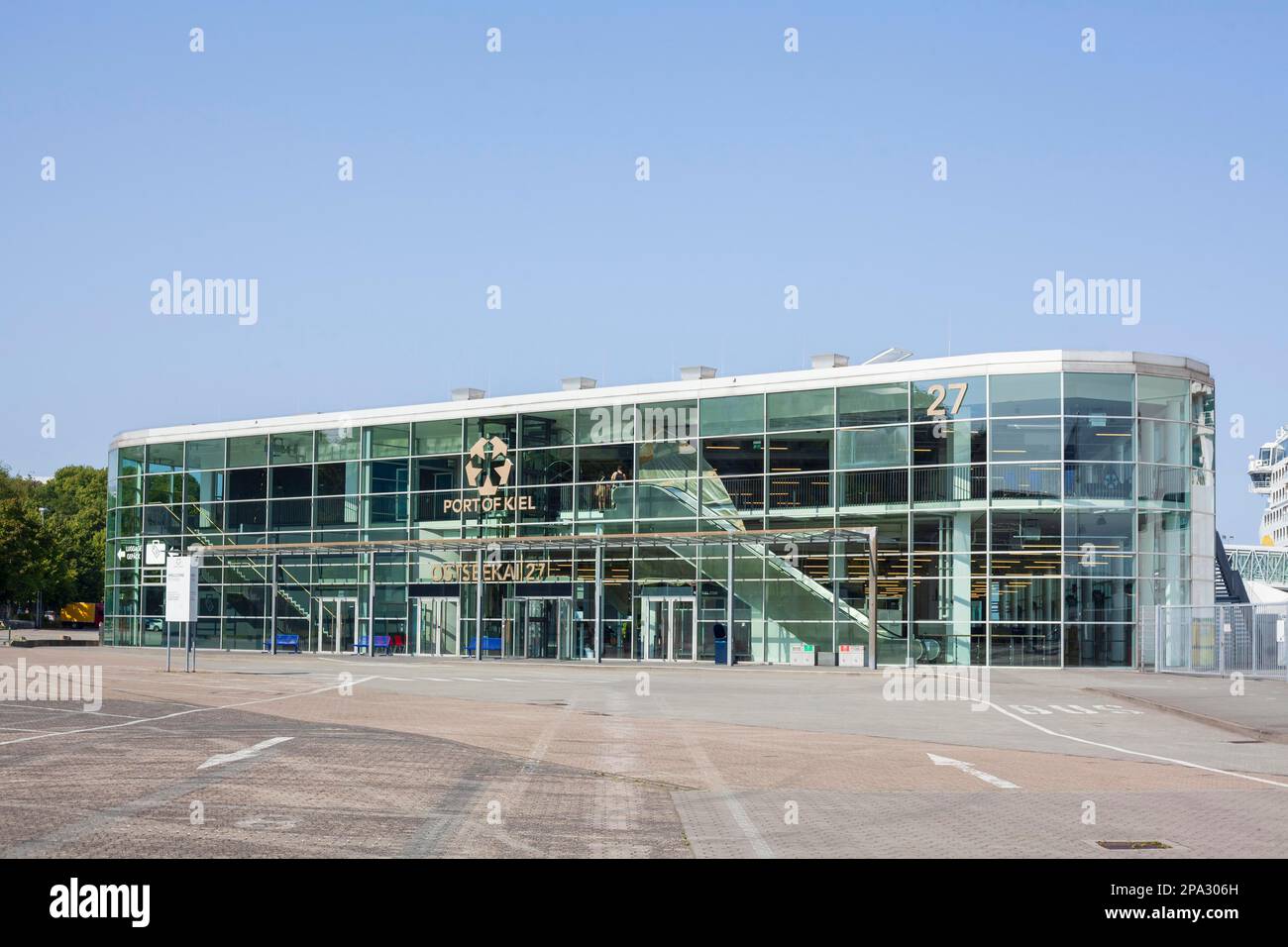 Ferry Terminal Ostseekai, Kiel, Schleswig-Holstein, Germany Stock Photo ...