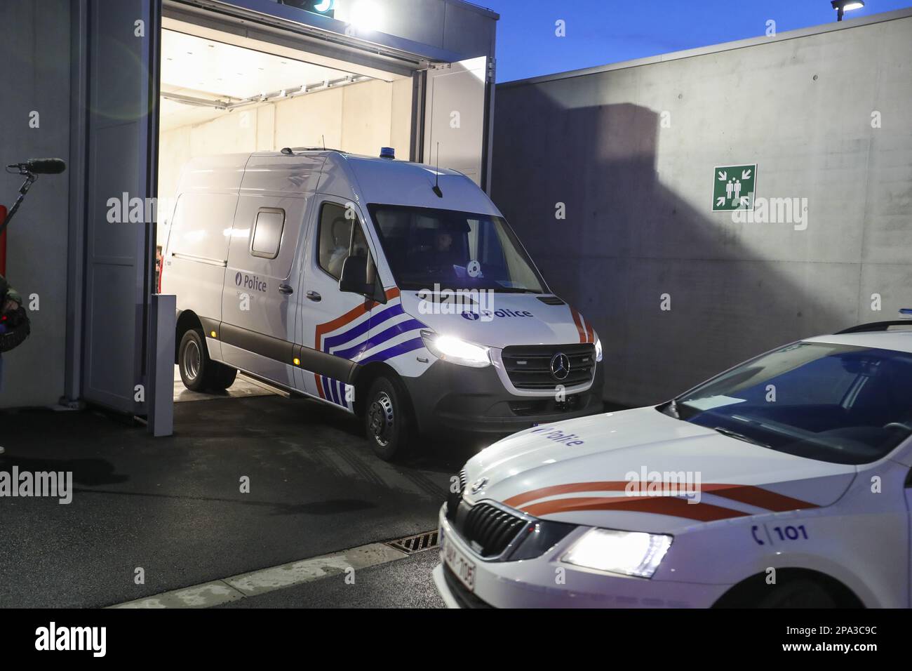 Illustration picture shows the arrivals during the transfer of 280 ...