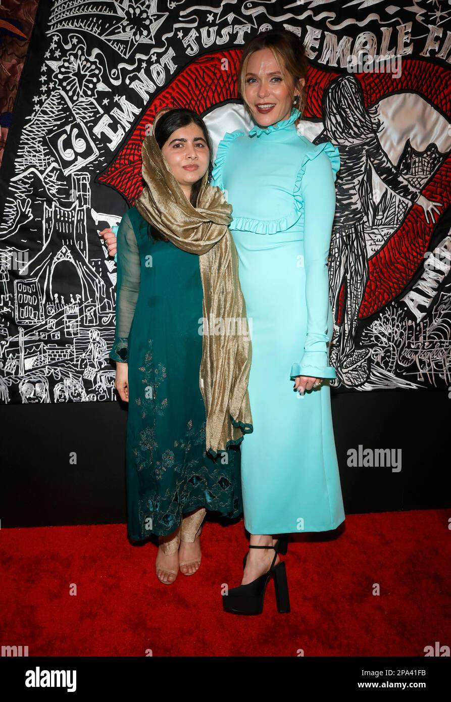 Los Angeles, Ca. 10th Mar, 2023. Malala Yousafzai, Katie Aselton at the