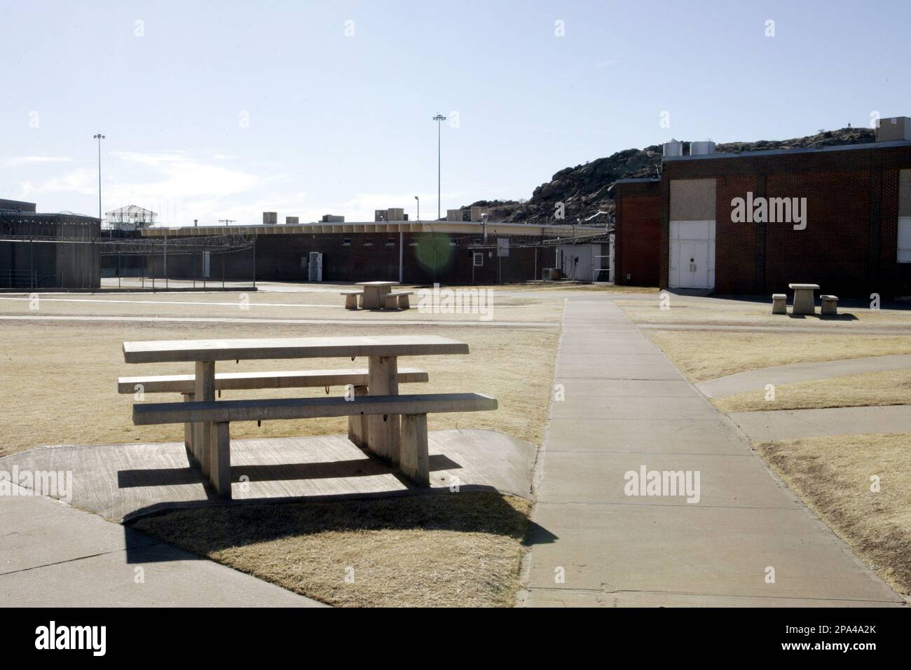 ** FILE ** This Jan. 24, 2006 file photo shows the empty yard at the ...
