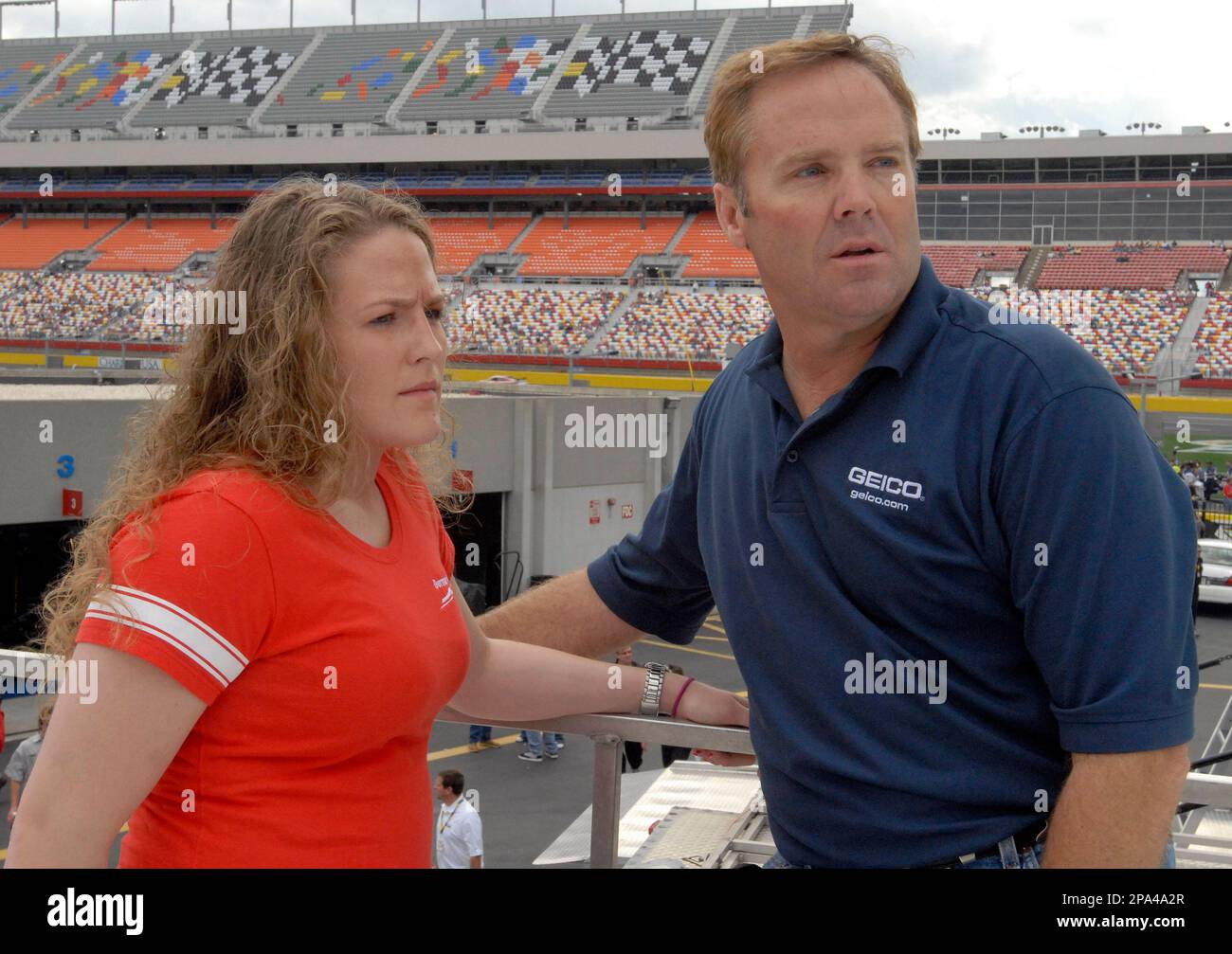 Veteran racer Mike Wallace and his daughter, Chrissy, a 20-year-old ...