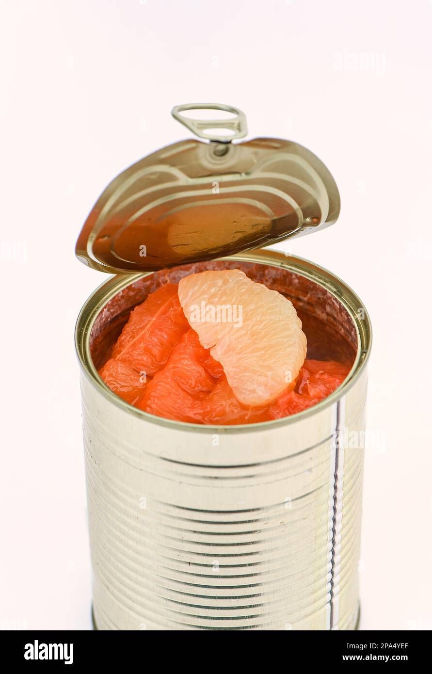 Tinned grapefruit in juice segments hires stock photography and images Alamy