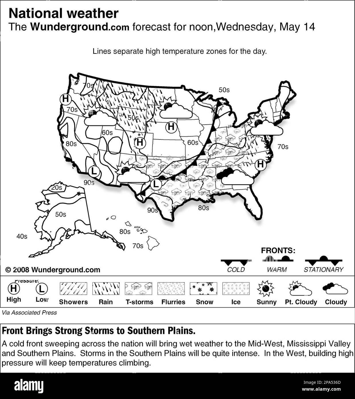 Regular Weather Temperatures Across The Nation