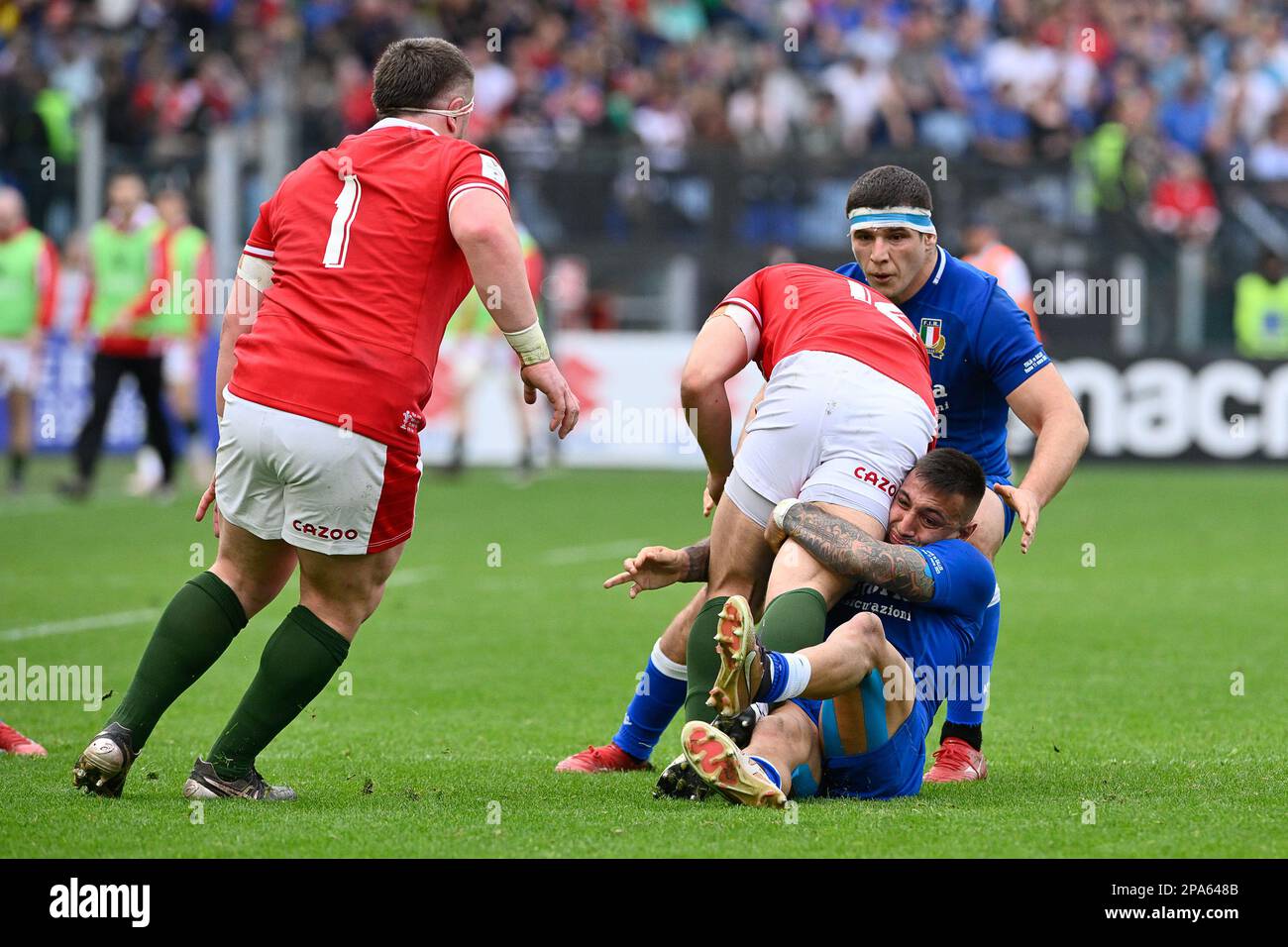 11th March 2023; Stadio Olimpico, Rome, Italy: Six Nations