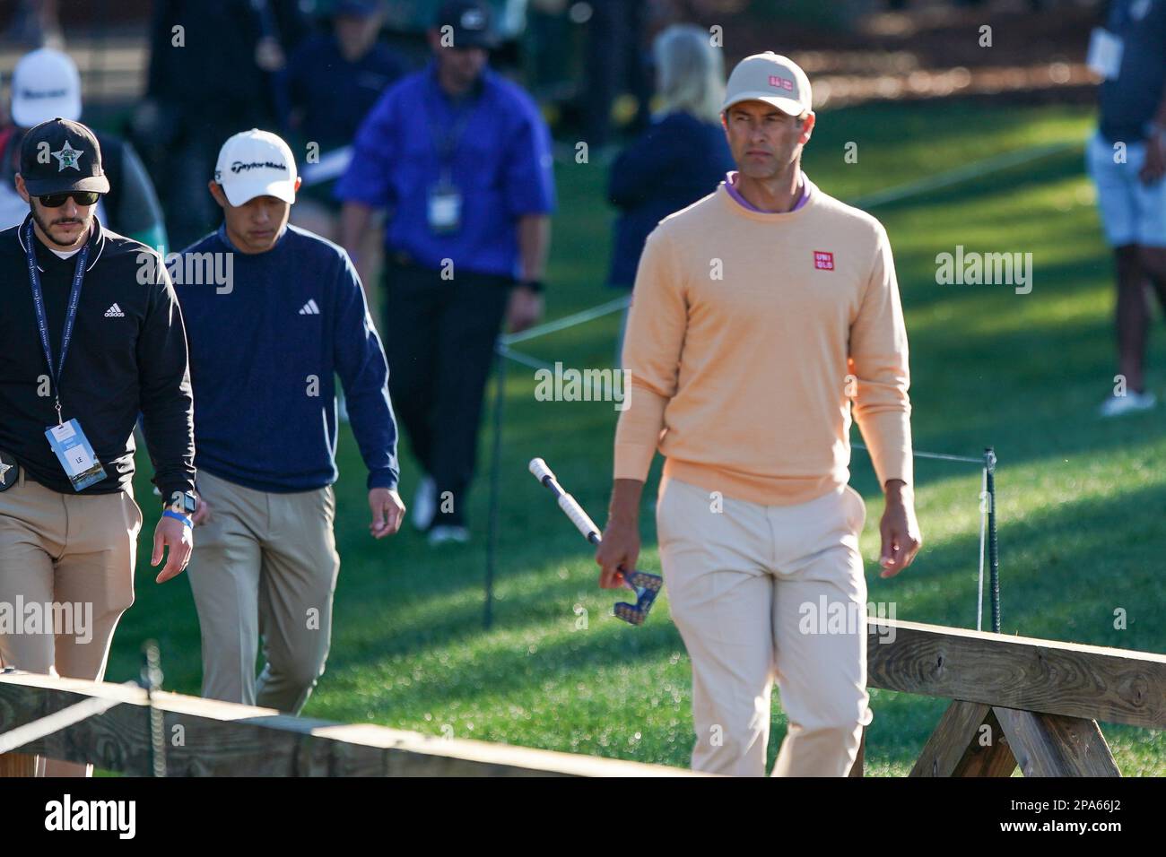 Ponte Vedra Beach, Florida, USA. 11th Mar, 2023. Adam Scott approaches the 16th tee during the second round of the PLAYERS Championship 2023 at TPC Sawgrass. (Credit Image: © Debby Wong/ZUMA Press Wire) EDITORIAL USAGE ONLY! Not for Commercial USAGE! Stock Photo