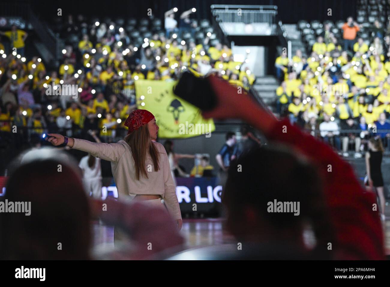 Illustration picture taken during a basketball match between Castors