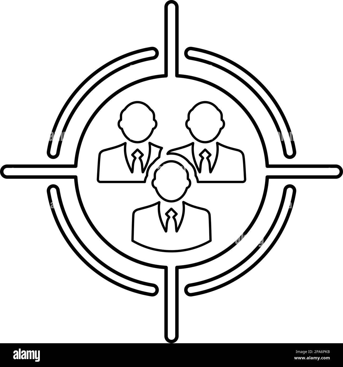 Team Goal icon. Flat style vector EPS use in infographics,web design