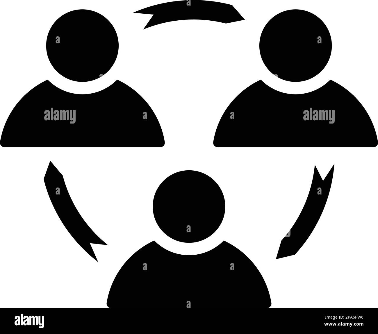 Team communication icon. Flat style vector EPS use in infographics,web ...