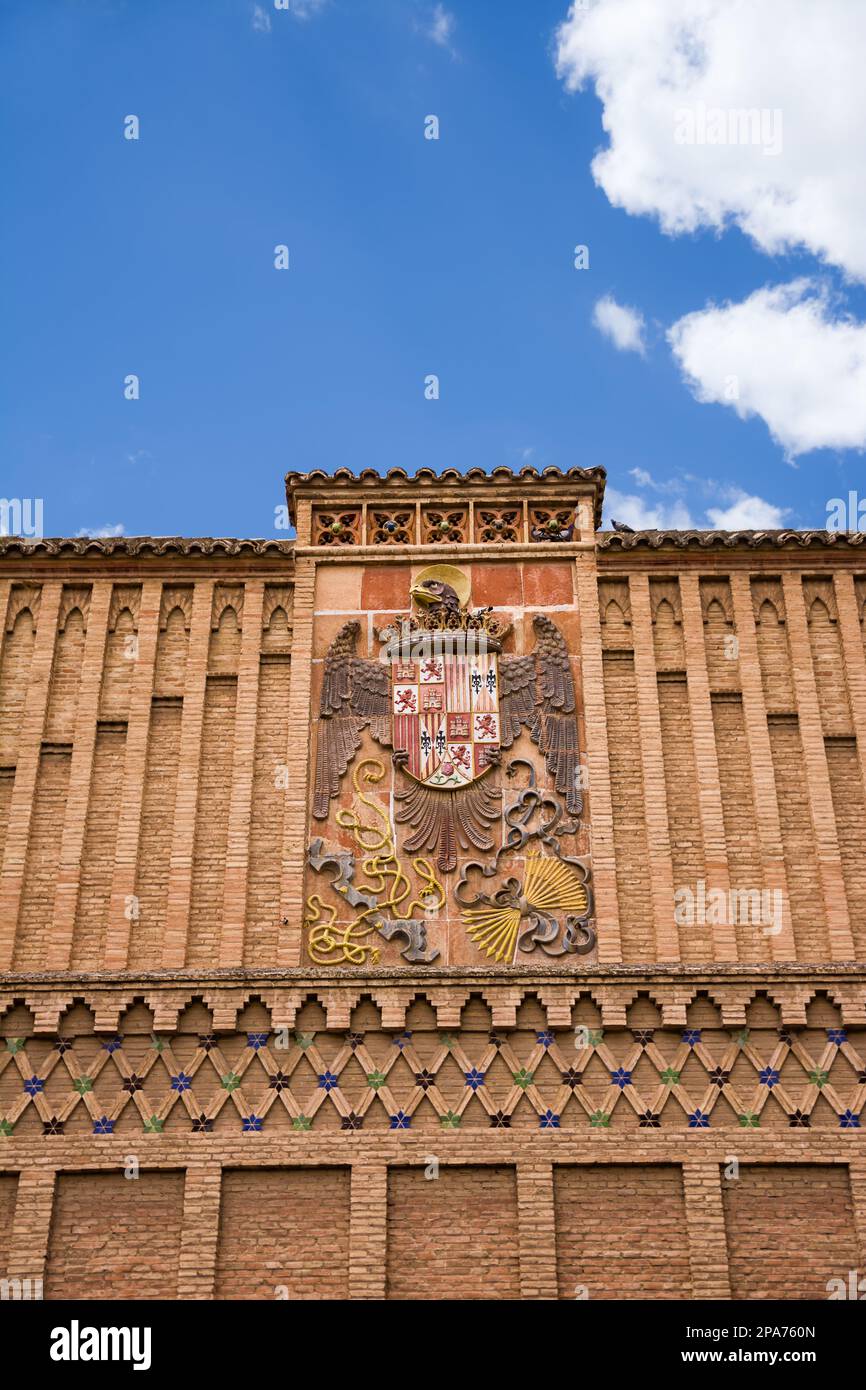 Coat of arms above the building of the art school in the Jewish quarter