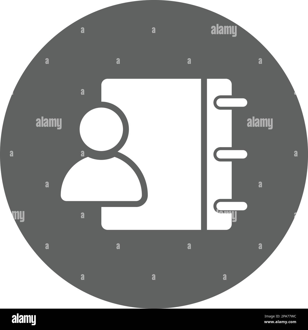 Authorship icon - Simple editable vector EPS file. Stock Vector
