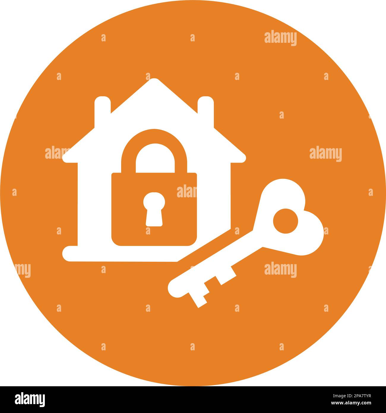 Home security icon / house protection. Beautiful design and fully ...