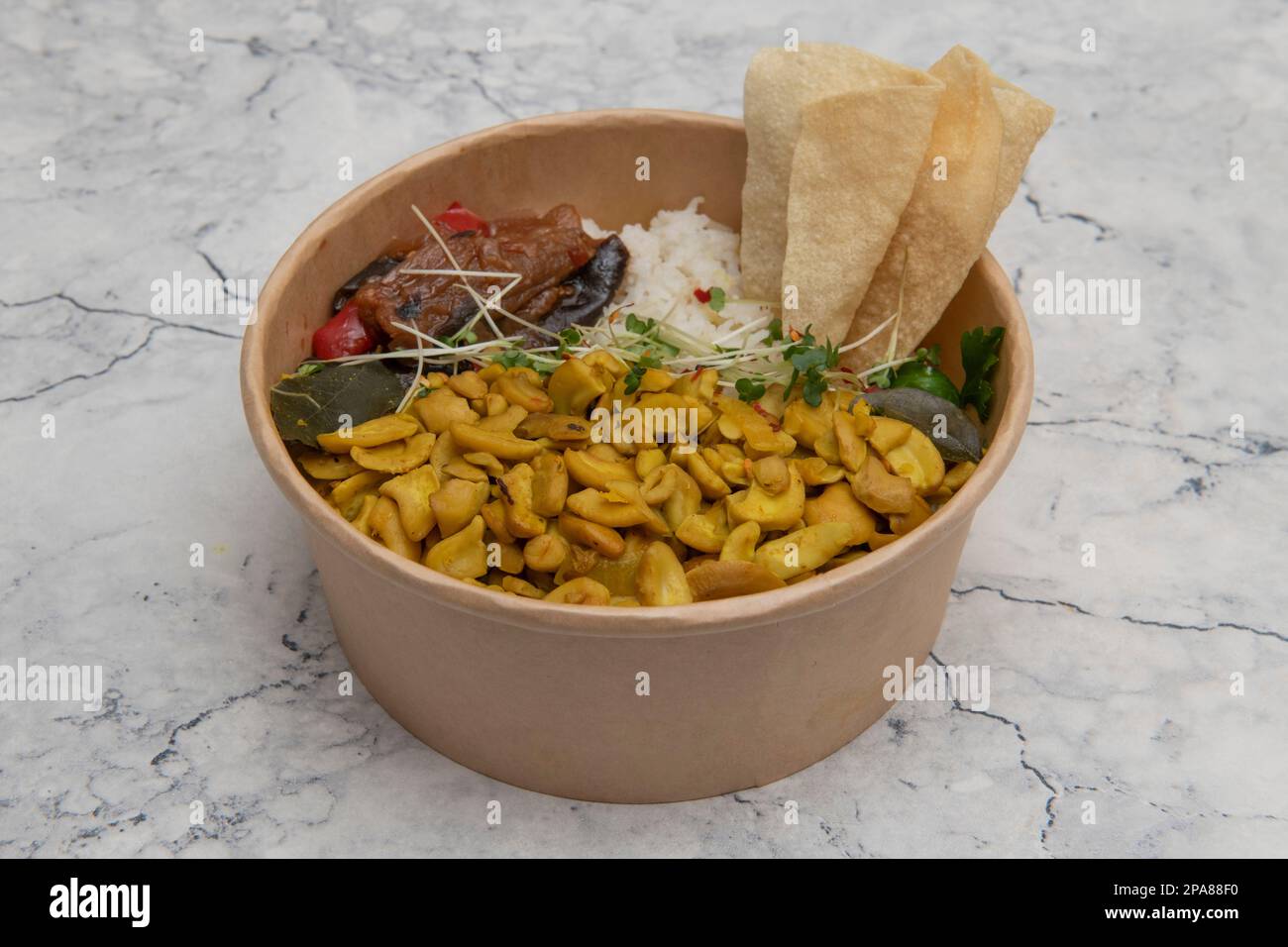 Cashew nut curry Stock Photo Alamy