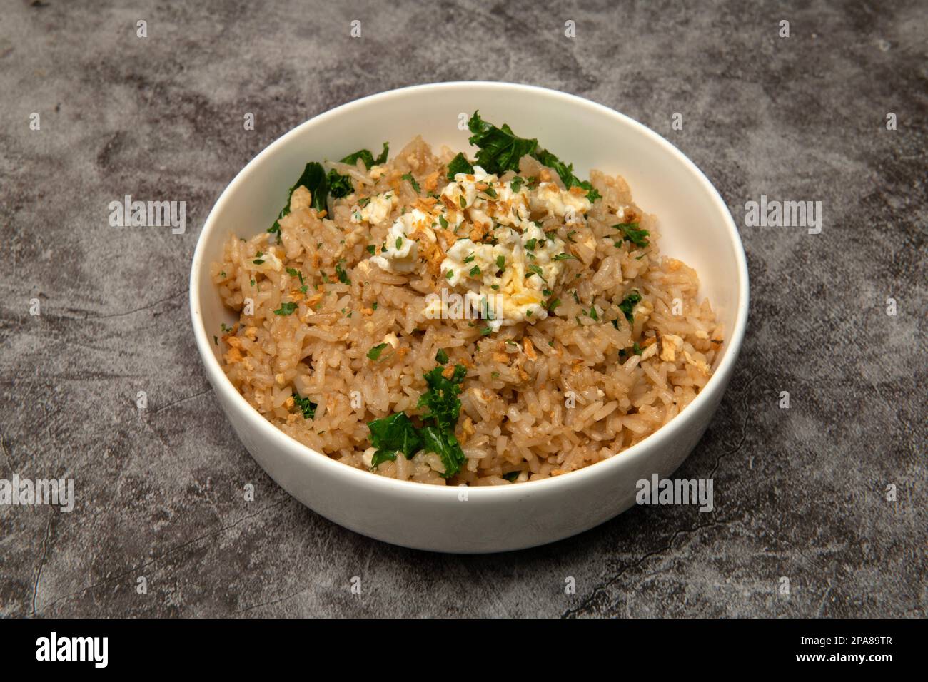 Egg fried rice Stock Photo