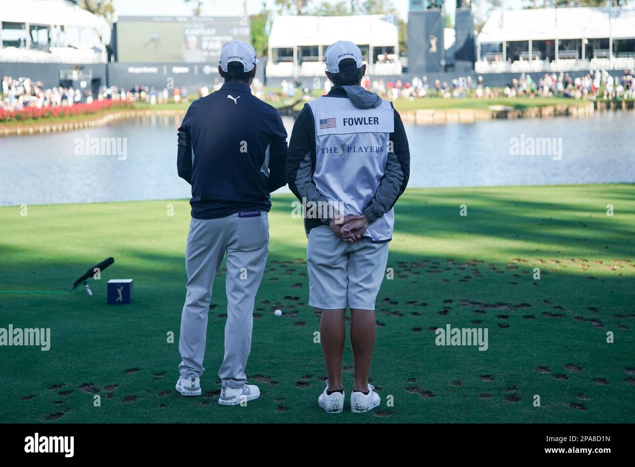 Ponte Vedra Beach, Florida, USA. 11th Mar, 2023. Rickie Fowler (L) and