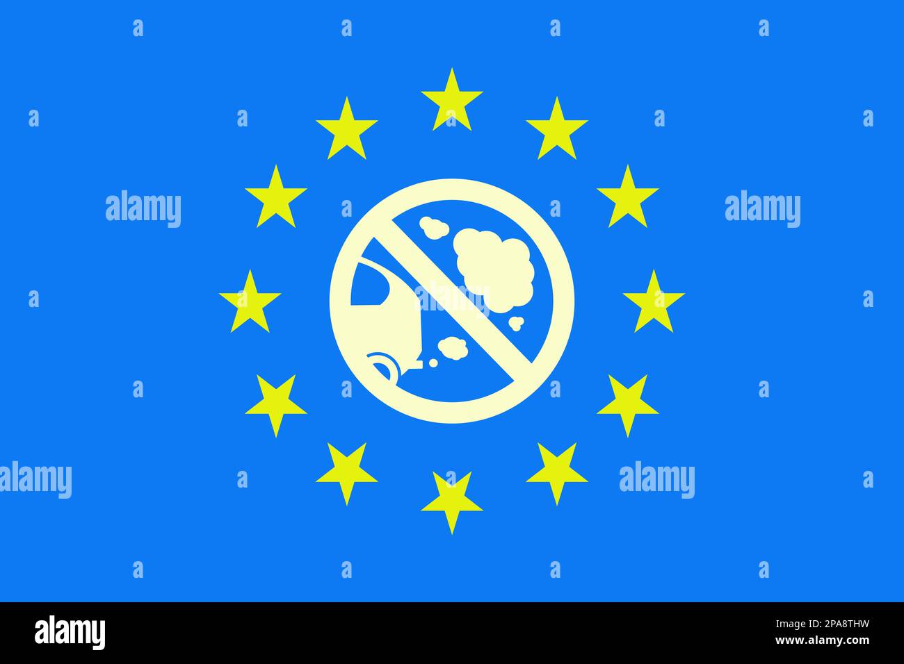 The legal regulation of the combustion engine off as a graphic with ...