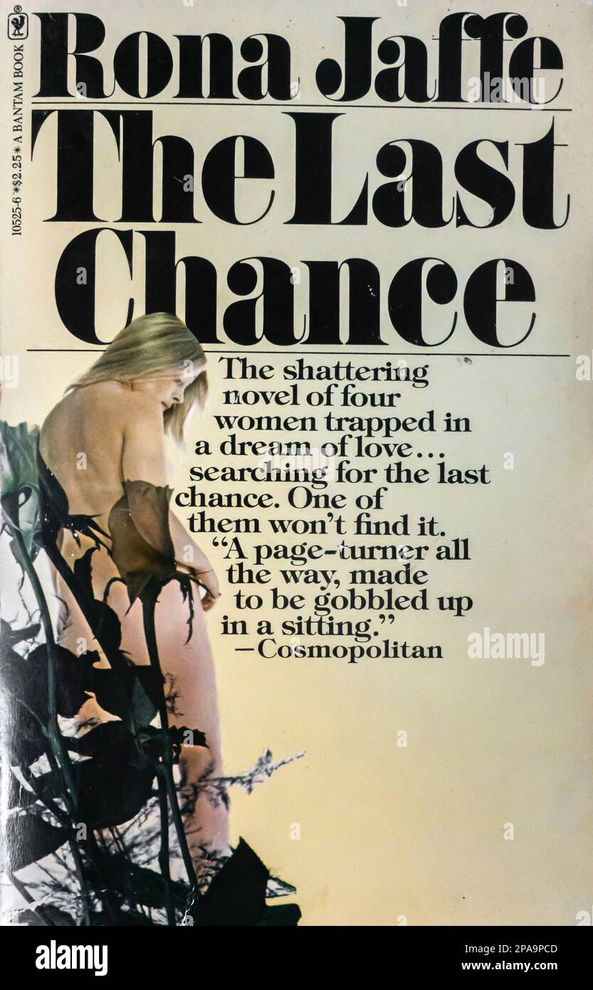 The last chance Book by Rona Jaffe 1976 Stock Photo