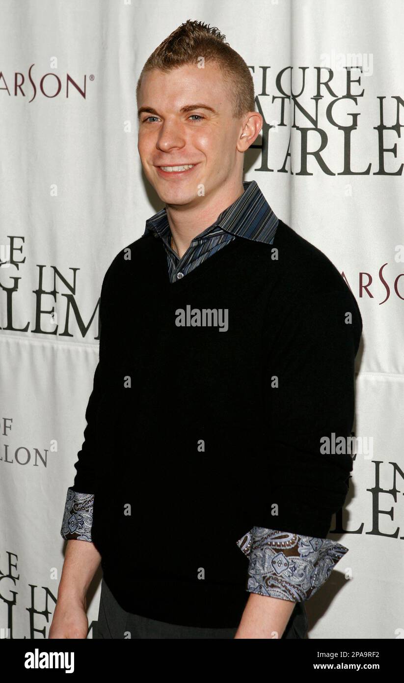 Figure skater Timothy Goebel arrives for a gala benefiting Figure