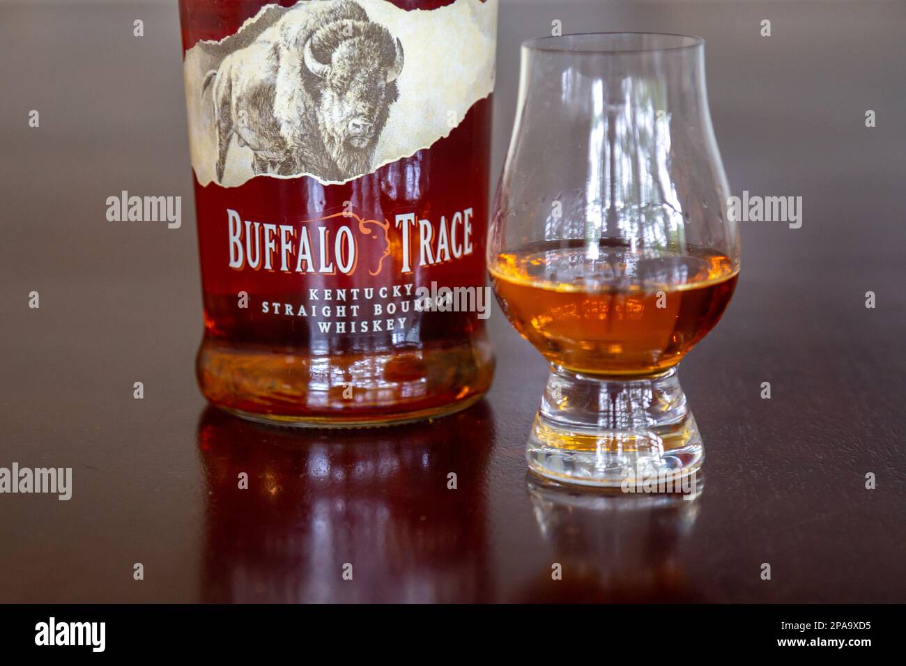 Buffalo Trace Whiskey straight bourbon Kentucky Stock Photo Alamy