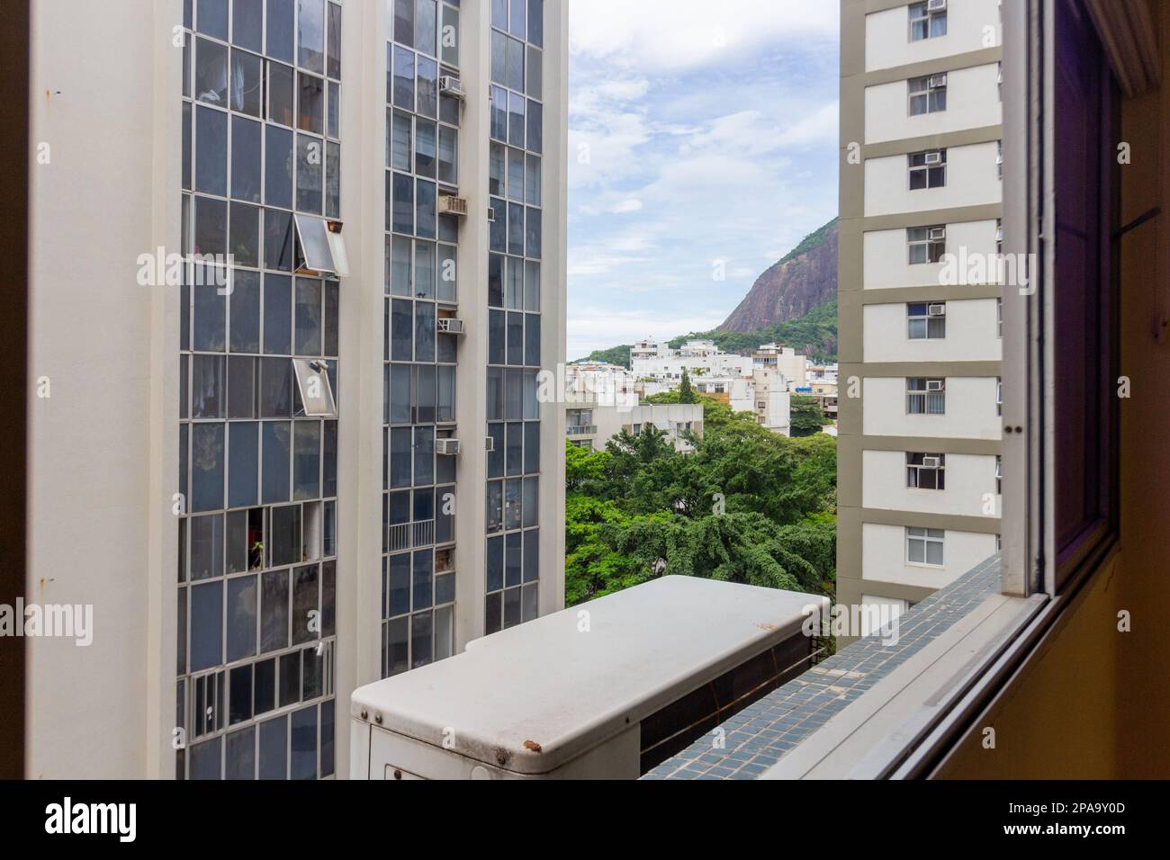 Leblon neighborhood seen from the window of a building in Rio de ... - Luxury Widow Wall Townhouses In Rio De Janeiro