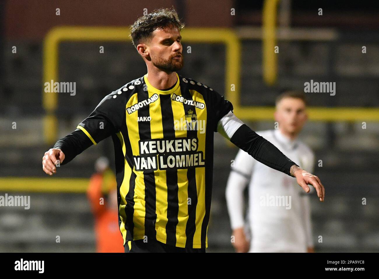 RSCA Futures' David Hubert celebrates after scoring during a soccer match  between RSC Anderlecht, Stock Photo, Picture And Rights Managed Image.  Pic. VPM-43637830