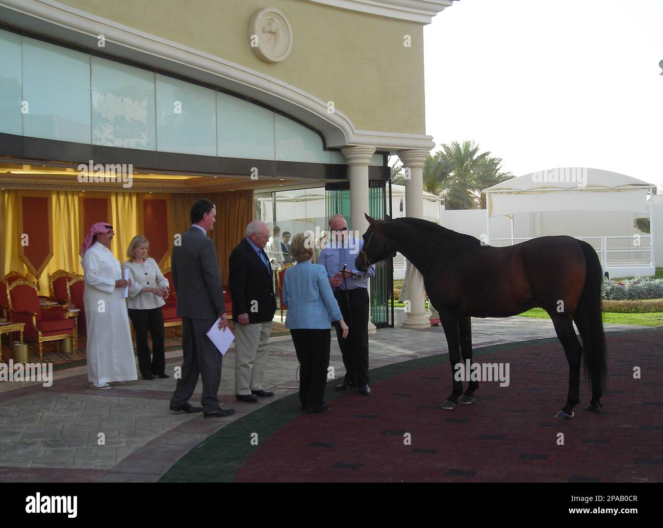 Vice President Dick Cheney, and his wife Lynne visit Saudi King ...