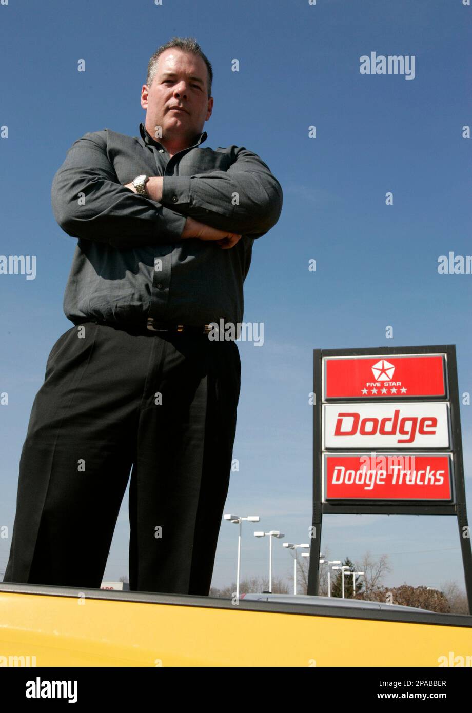 Kevin Beltz, owner of Gene Beltz Shadeland Dodge, poses at the
