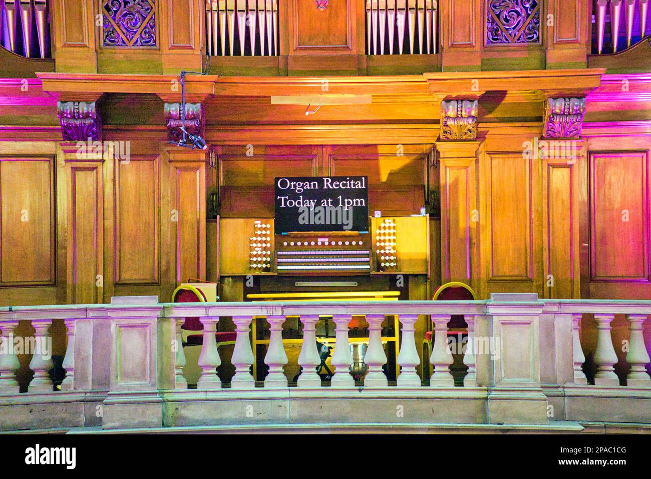 Glasgow, Scotland, UK 11th March, 2023.Kelvingrove Art Gallery and Museum saw a large crowd for its  Saturday organ recital as locals headed indoors in the cold weather, The magnificent organ,  Credit Gerard Ferry/Alamy Live News Stock Photo