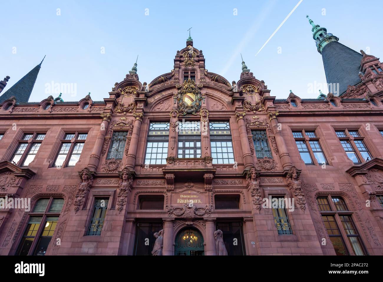 Heidelberg University Library - Heidelberg, Germany Stock Photo