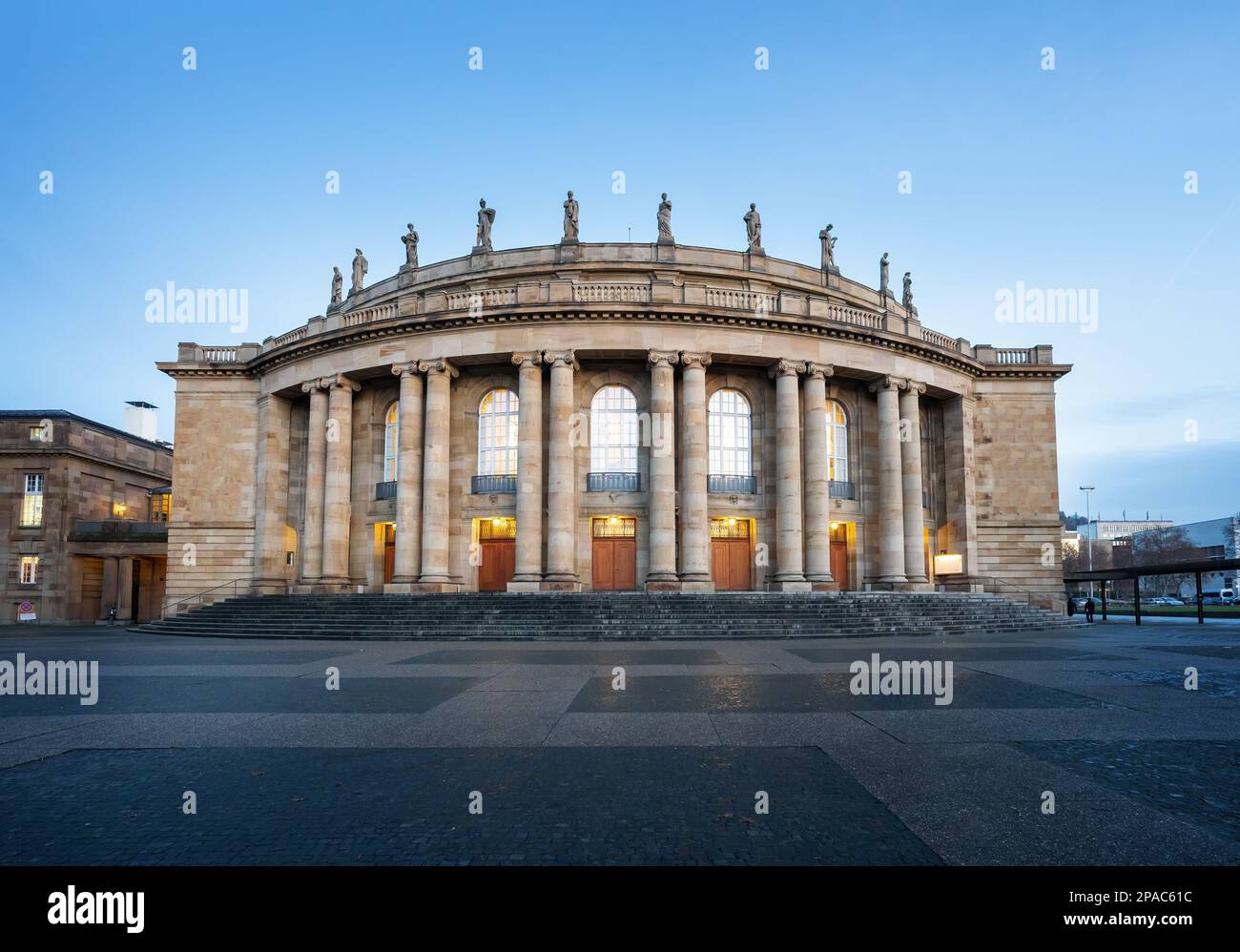 Stuttgart Opera House (Staatstheater) Facade - Stuttgart, Germany Stock Photo