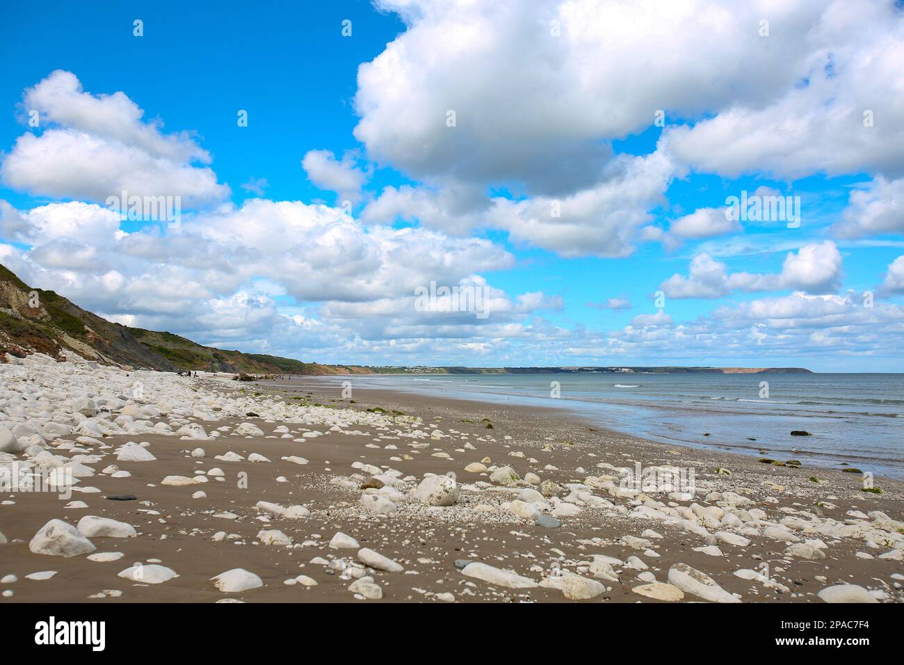 Filey Beach, Hunmanby Gap, North Yorkshire, England Stock Photo Alamy