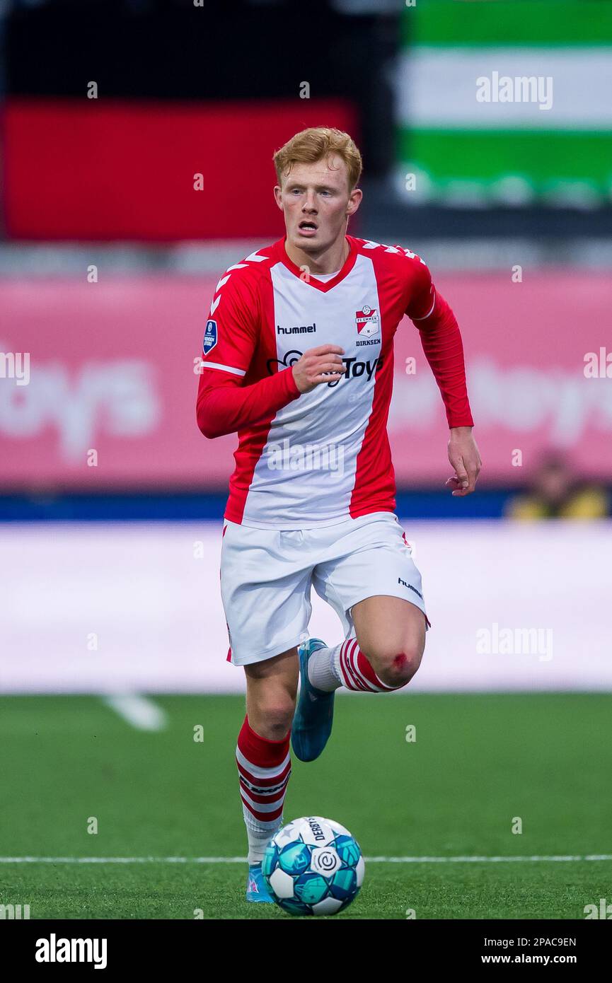 EMMEN Julius Dirksen of FC Emmen during the Dutch premier league
