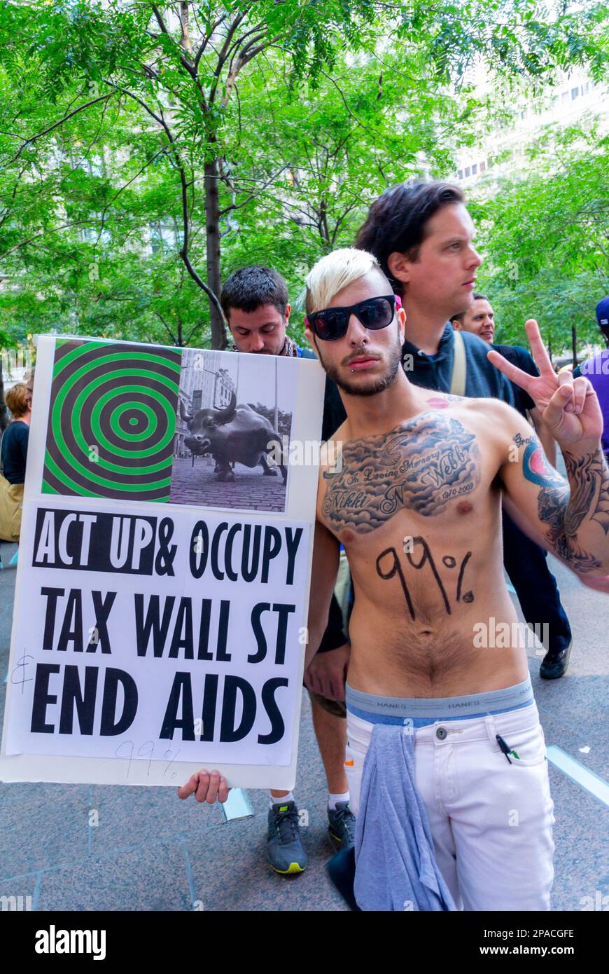 New York City, NY, USA, Crowd at Public Demonstration against