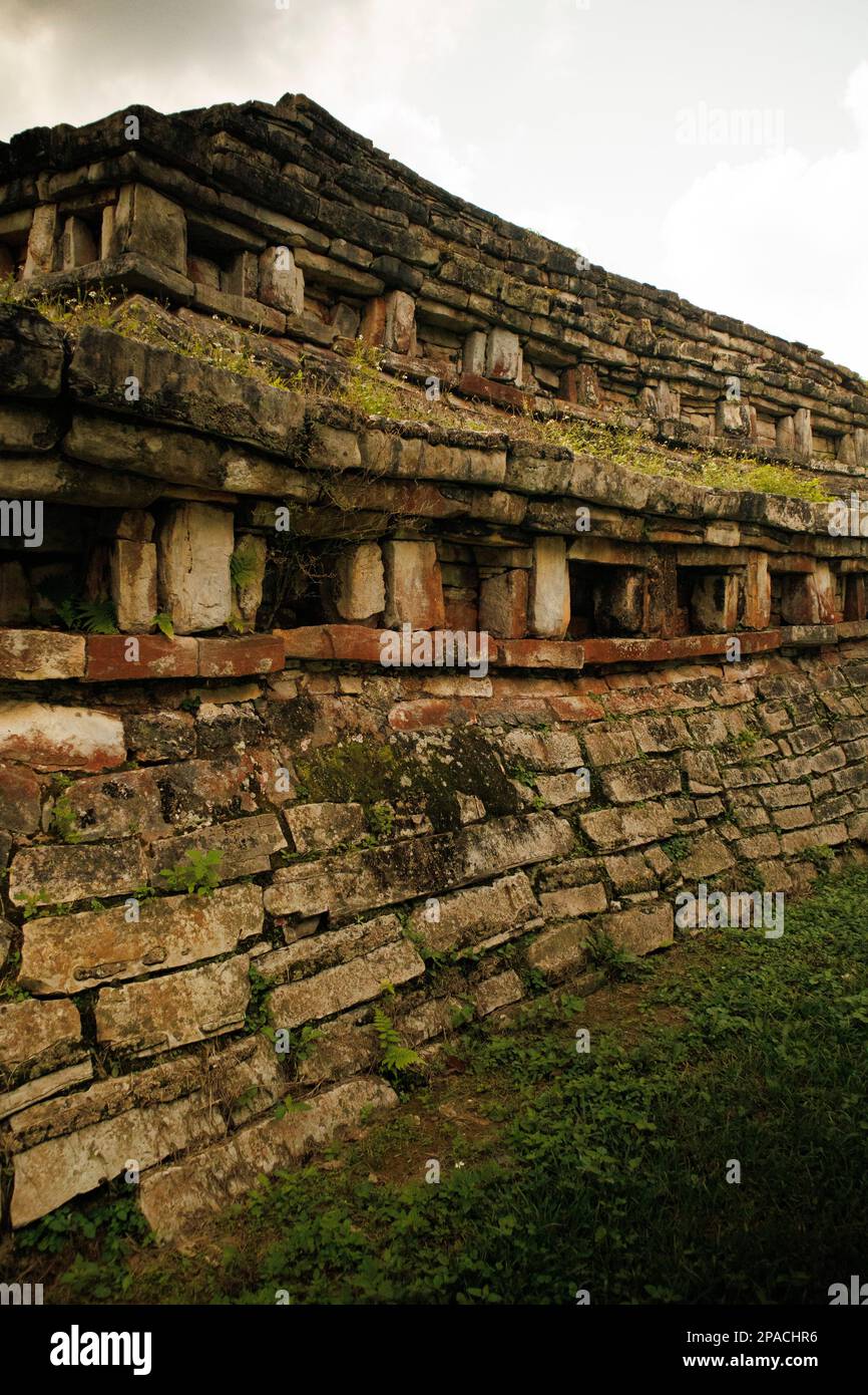 Archaeological Zone of Yohualichan First Totonac Settlement Stock Photo