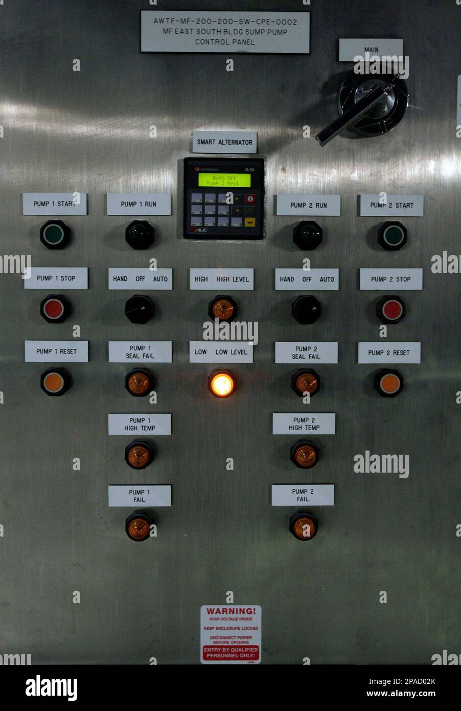 Liquid Filter Control Panel **ADVANCE FOR MONDAY, MARCH 10** A control panel is seen in the ...